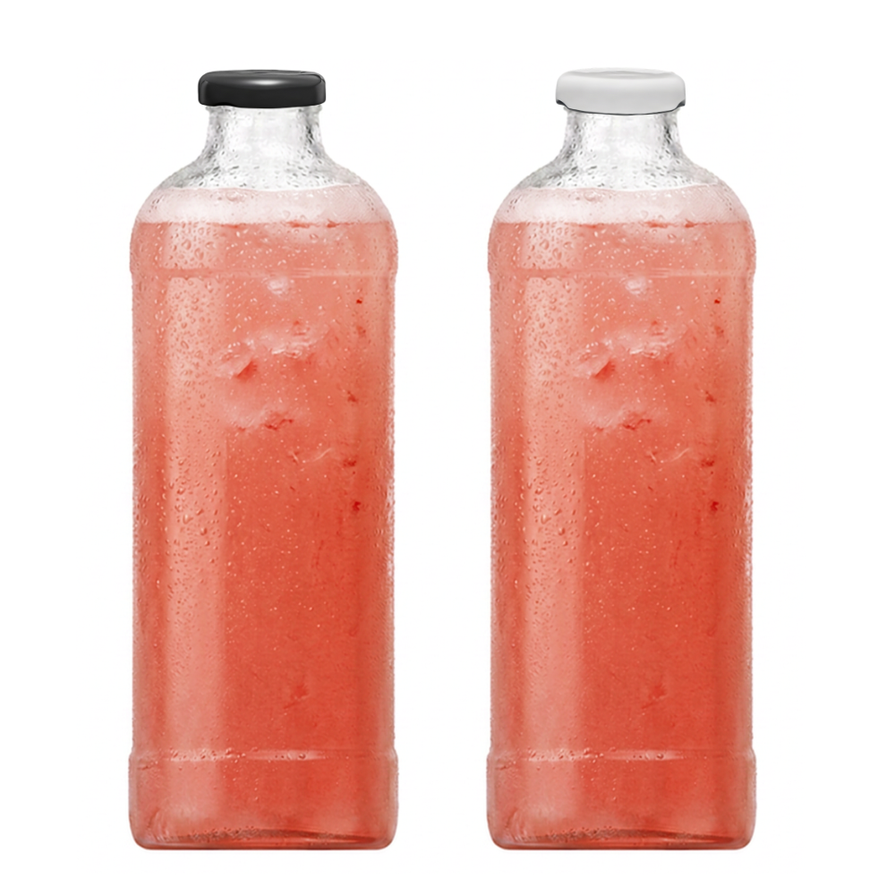 Botella vidrio de 1000Ccc limonada de 12 unidades con tapa - Imagen 8