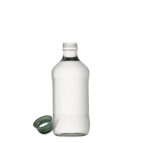 pack 20 Botellas de vidrio 500cc tapa pvc