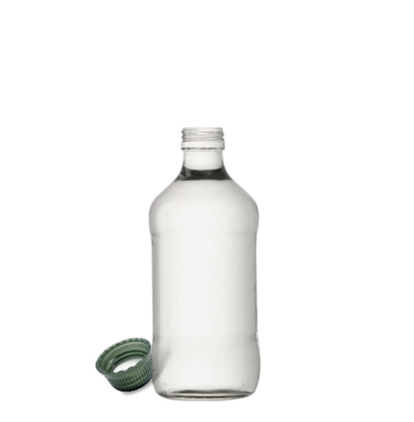 pack 20 Botellas de vidrio 500cc tapa pvc